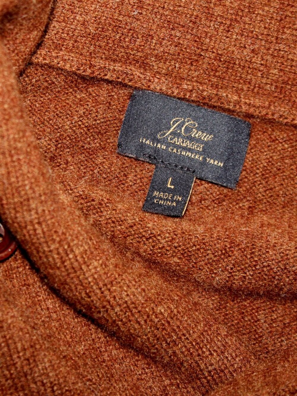 J Crew Shall-collar Cashmere Pullover Sweater - Picture 5 of 6